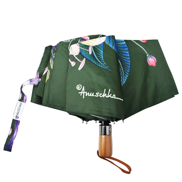 Anuschka Auto Open/ Close Printed Umbrella - 3100
