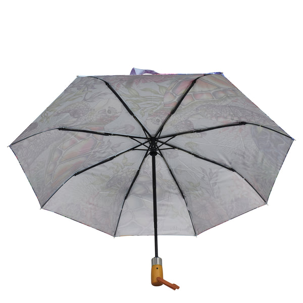 Anuschka Auto Open/ Close Printed Umbrella - 3100