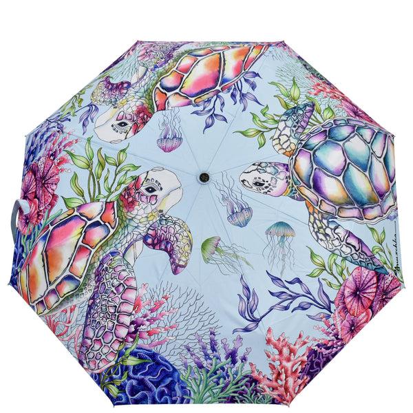 anuschka Auto Open/ Close Printed Umbrella - 3100