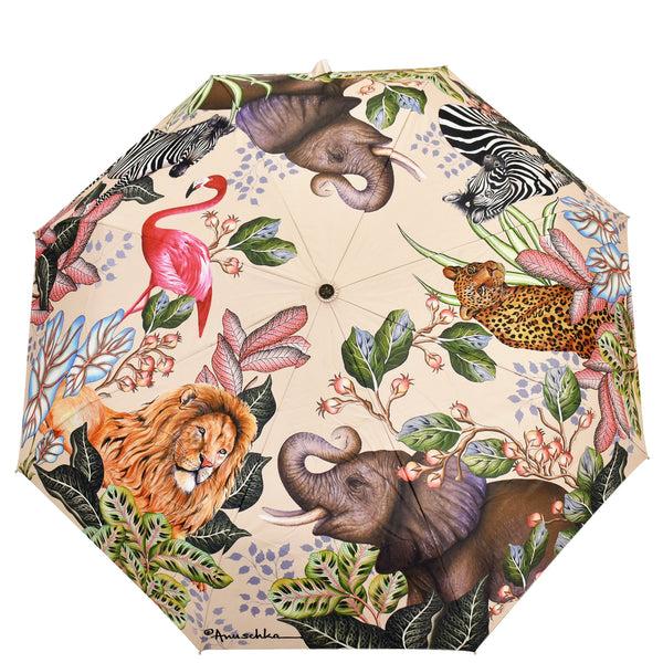 anuschka Auto Open/ Close Printed Umbrella - 3100