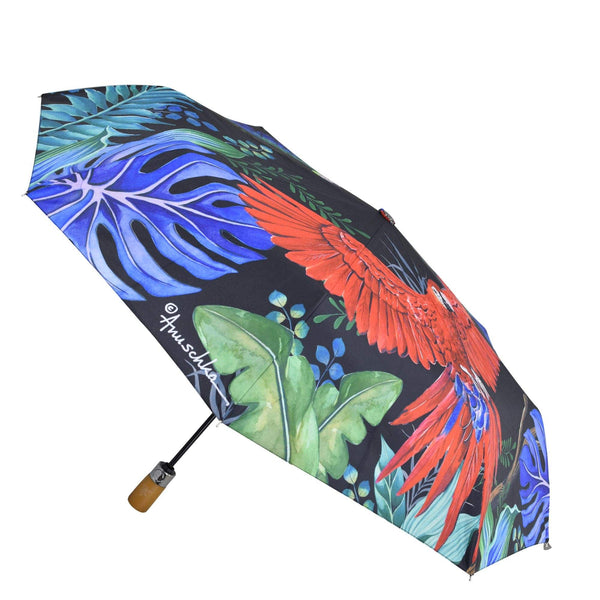 Anuschka Auto Open/ Close Printed Umbrella - 3100