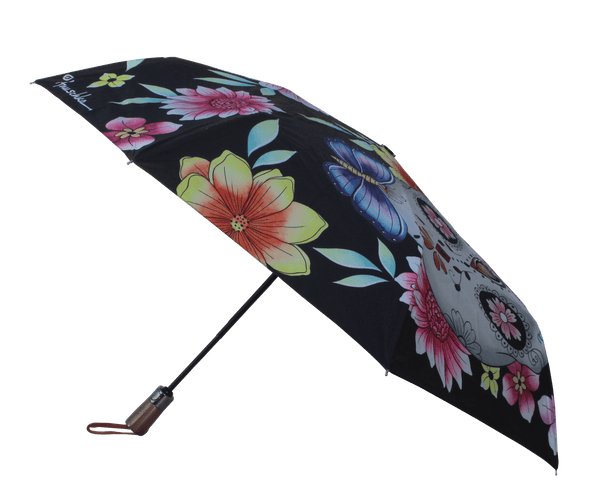 Anuschka Auto Open/ Close Printed Umbrella - 3100