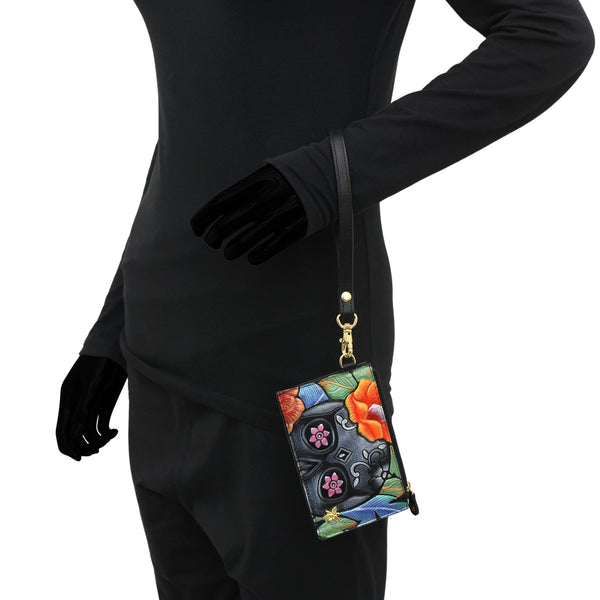 Anuschka Card Holder With Wristlet - 1180