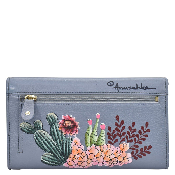 Anuschka Checkbook Clutch With RFID - 1153