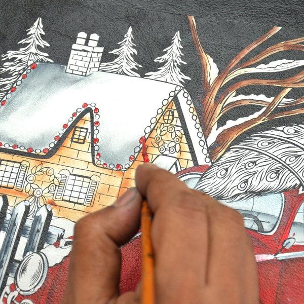 Anuschka Checkbook Clutch With RFID - 1153