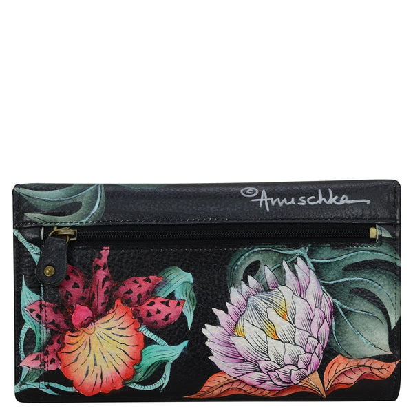 Anuschka Checkbook Clutch With RFID - 1153