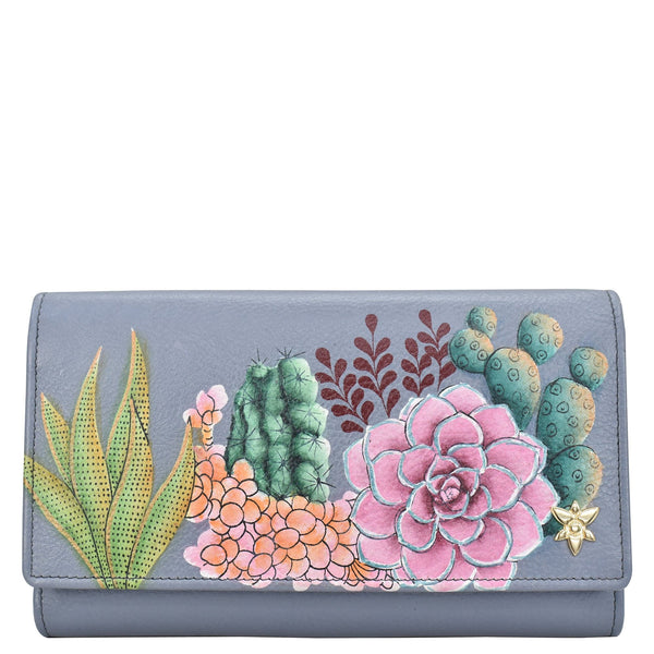 anuschka Checkbook Clutch with RFID - 1153