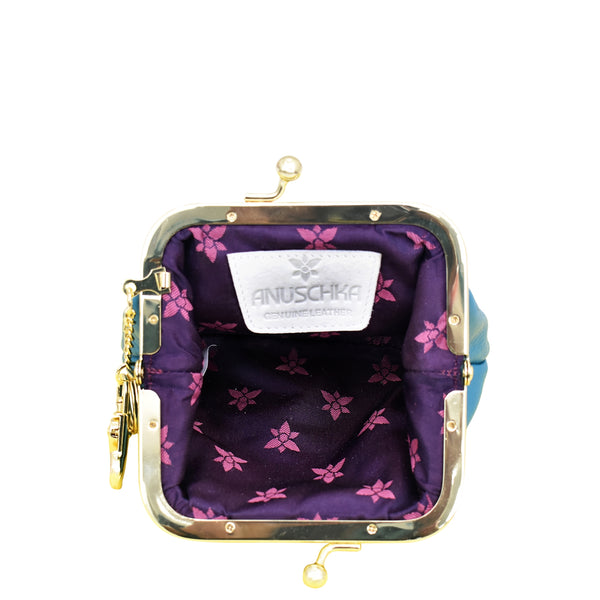 Anuschka Clasp Pouch With Key Fobs - 1177