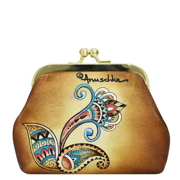 Anuschka Clasp Pouch With Key Fobs - 1177