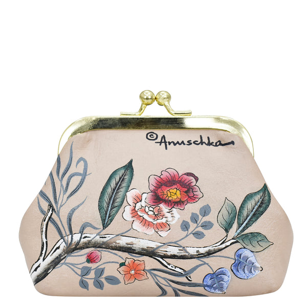 Anuschka Clasp Pouch With Key Fobs - 1177