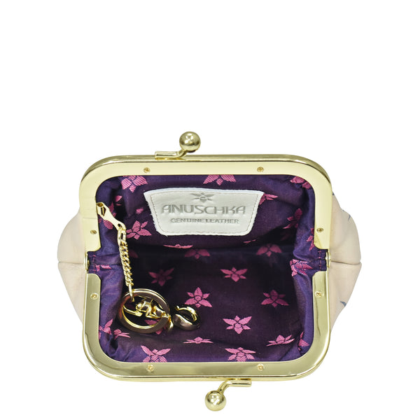 Anuschka Clasp Pouch With Key Fobs - 1177