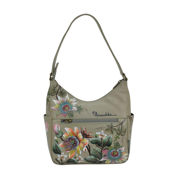 Anuschka Classic Hobo With Side Pockets - 382