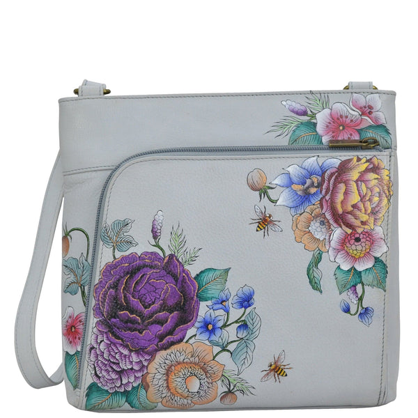 anuschka Crossbody With Front Zip Organizer - 651