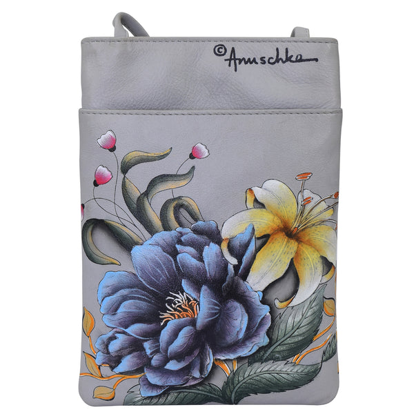 Anuschka Mini Double Zip Travel Crossbody - 448