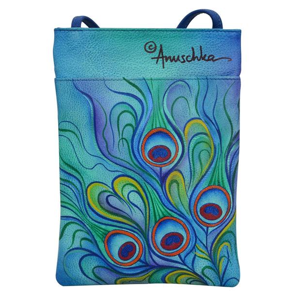 Anuschka Mini Double Zip Travel Crossbody - 448