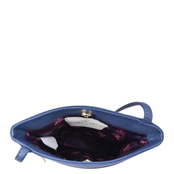 Anuschka Mini Double Zip Travel Crossbody - 448