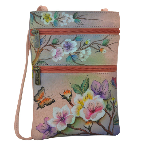 anuschka Mini Double Zip Travel Crossbody - 448