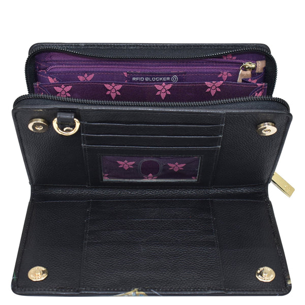 Anuschka Organizer Wallet Crossbody - 1149