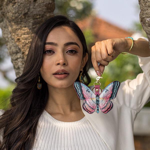 Anuschka Painted Leather Bag Charm K0005 - Keycharms