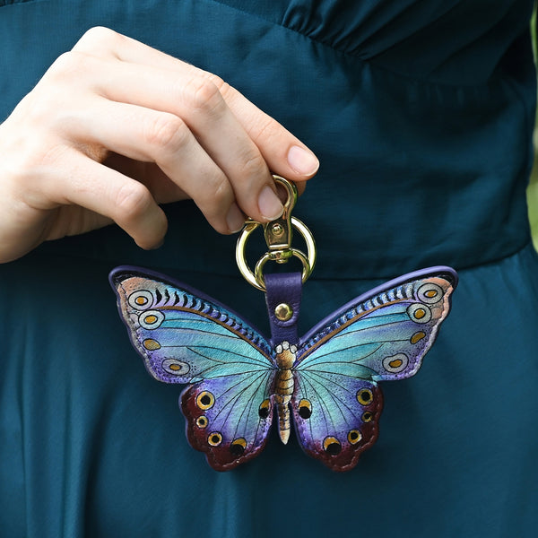 Anuschka Painted Leather Bag Charm K0007 - Keycharms