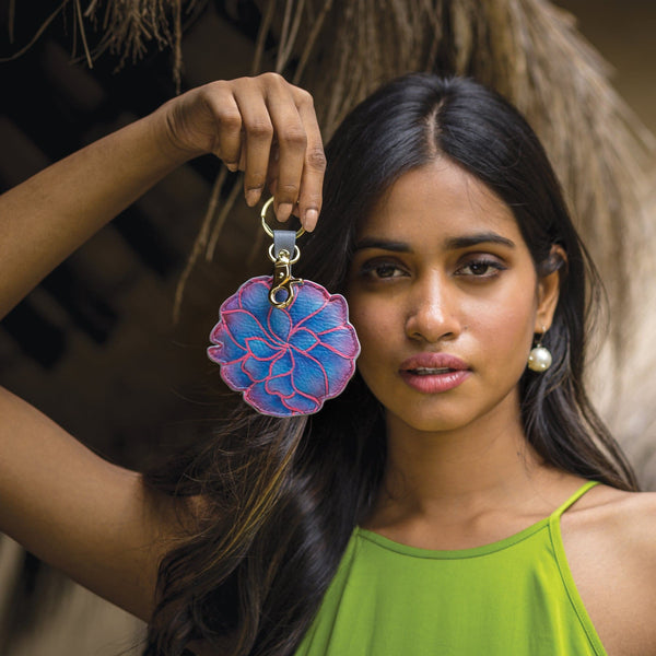 Anuschka Painted Leather Bag Charm K0009 - Keycharms