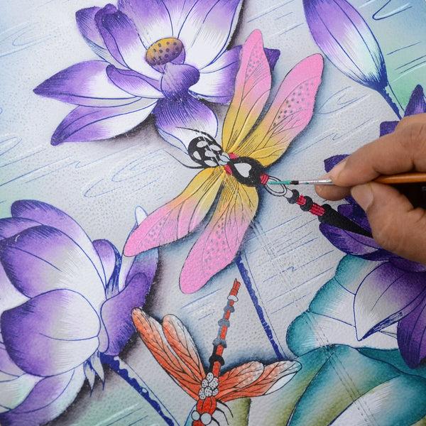 Anuschka Painted Leather Bag Charm K0034 - Keycharms