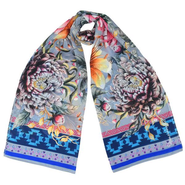 Anuschka Printed Chiffon Scarf - 3300