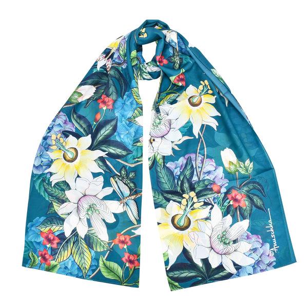 Anuschka Printed Chiffon Scarf - 3300