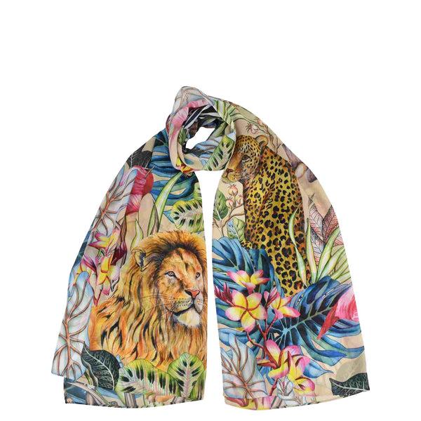 Anuschka Printed Chiffon Scarf - 3300