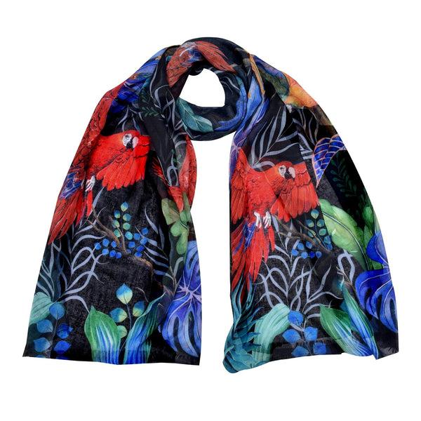 Anuschka Printed Chiffon Scarf - 3300