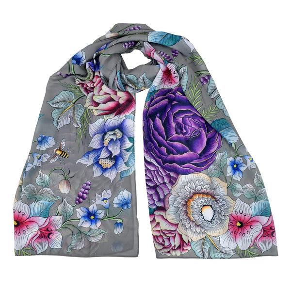Anuschka Printed Chiffon Scarf - 3300