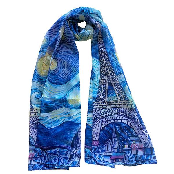 Anuschka Printed Chiffon Scarf - 3300