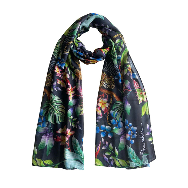 Anuschka Printed Chiffon Scarf - 3300