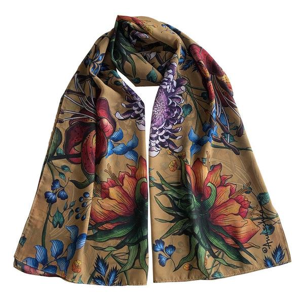 Anuschka Printed Chiffon Scarf - 3300