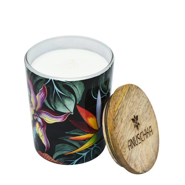 Anuschka Printed Glass Candle Jar - 25005