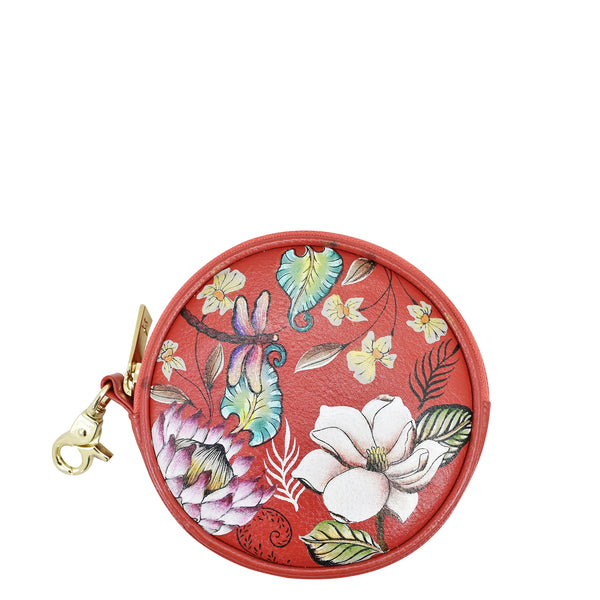 anuschka Round Coin Purse - 1175