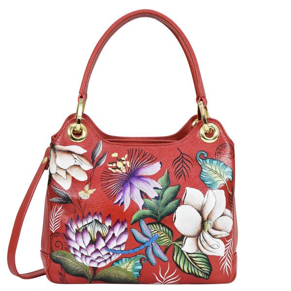 anuschka Satchel With Crossbody Strap - 708