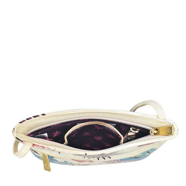 Anuschka Slim Crossbody With Front Zip - 452