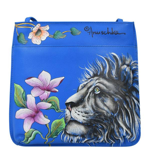 Anuschka Slim Crossbody With Front Zip - 452