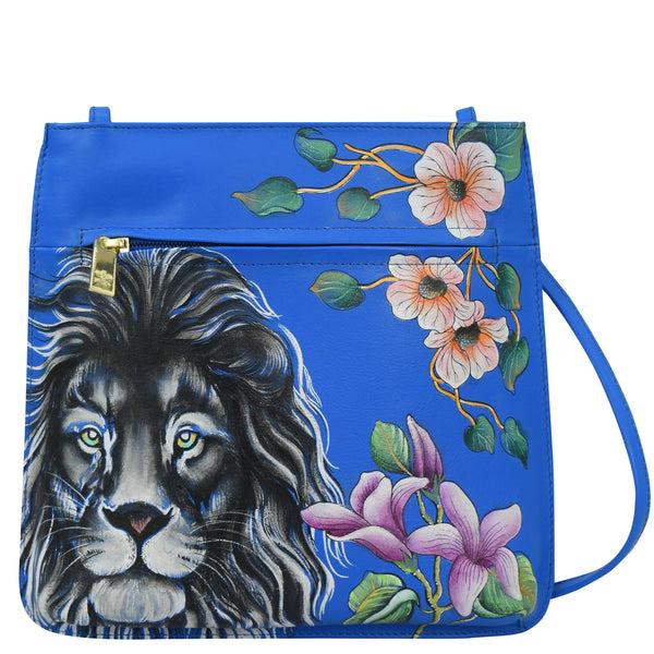 anuschka Slim Crossbody With Front Zip - 452