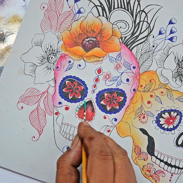 Anuschka Three Fold Clutch - 1136