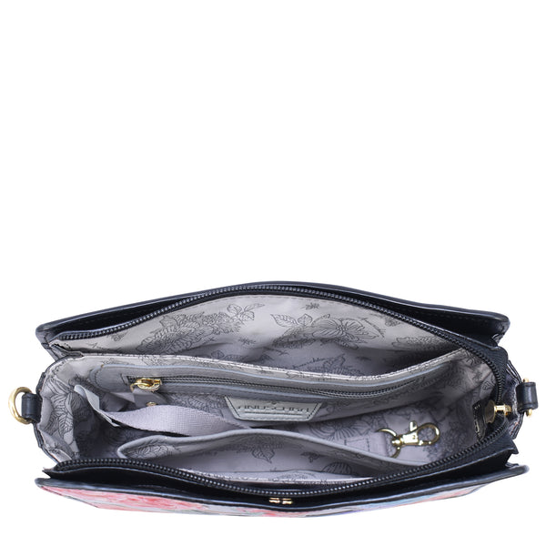 Anuschka Triple Compartment Crossbody - 696