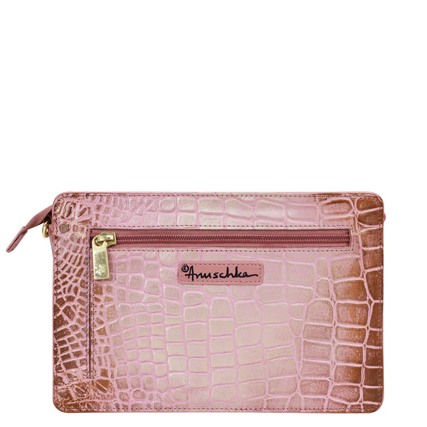 Anuschka Triple Compartment Crossbody - 696