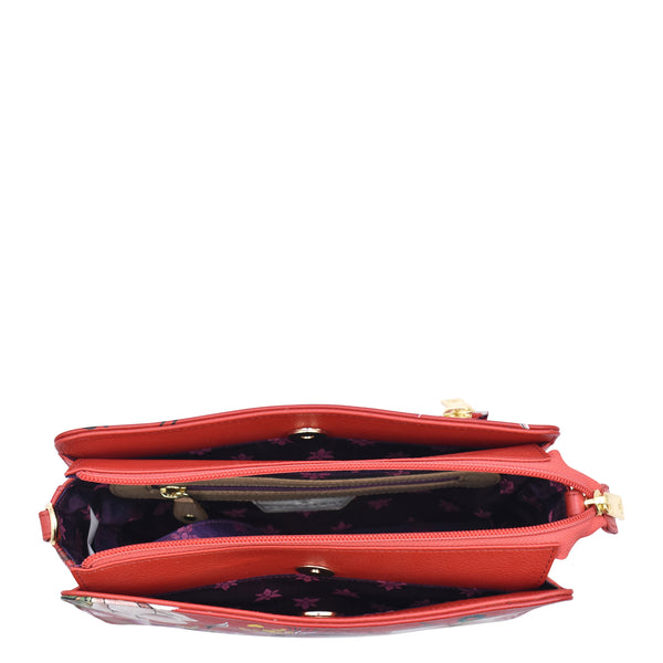 Anuschka Triple Compartment Crossbody - 696