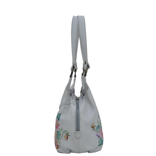 anuschka Triple Compartment Large Satchel - 652