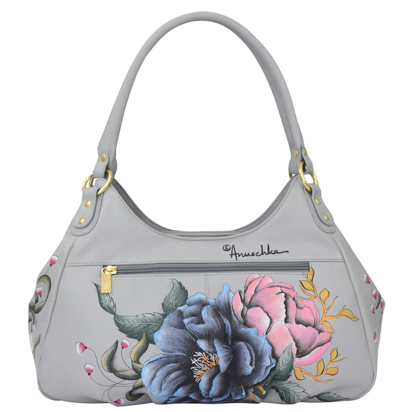 Anuschka Triple Compartment Ruched Hobo - 721
