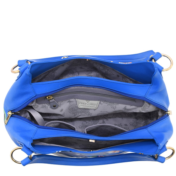 Anuschka Triple Compartment Ruched Hobo - 721