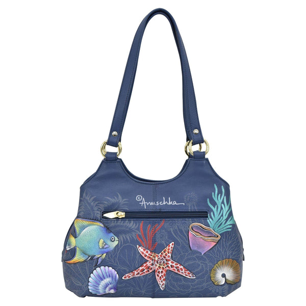 Anuschka Triple Compartment Satchel - 469