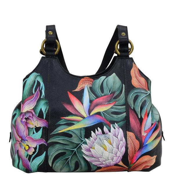 anuschka Triple Compartment Satchel - 469