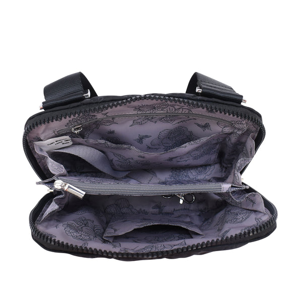 Anuschka Wanderlust Quilted Fabric Crossbody - 16009